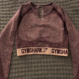 Gymshark flex cropped long sleeve. Size small.